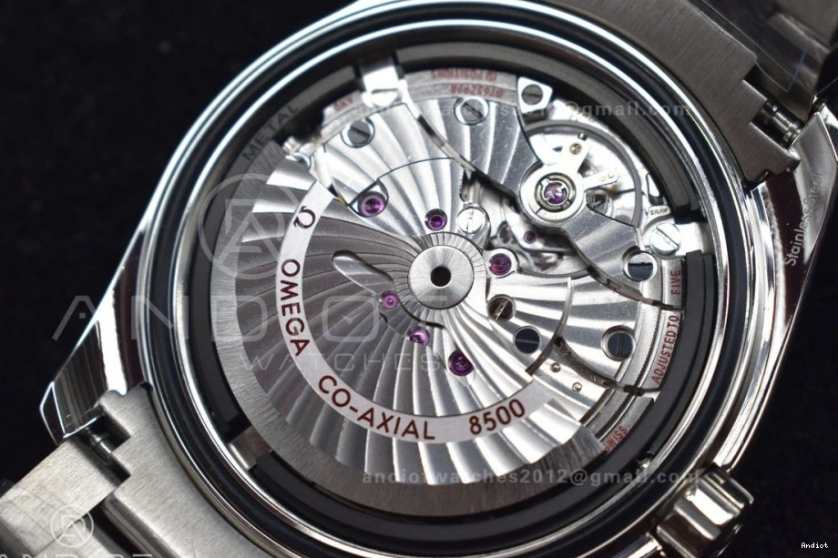 SS 150M 1:1 SS Terra Best A8500 Aqua Edition VSF Bracelet Dial Black On 1221